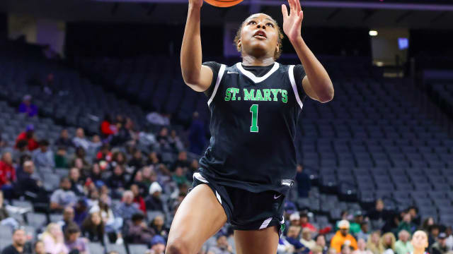 St. Mary's 57, Folsom 51 girls basketball SJS D1 title game 2-21-2024 by Ralph Thompson022120248